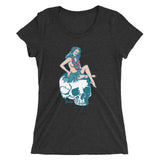 "Skull Girl" - Ladies' short sleeve t-shirt