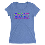 "GWOT_AV GLITCH" Ladies' short sleeve t-shirt