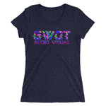 "GWOT_AV GLITCH" Ladies' short sleeve t-shirt