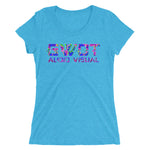 "GWOT_AV GLITCH" Ladies' short sleeve t-shirt